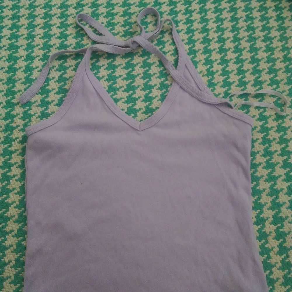 Banana Republic Tie Up Halter Neck Tank Top